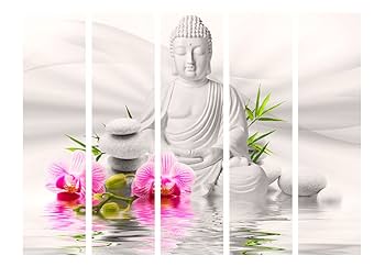 Amazon.com - artgeist Acoustic Room Divider Buddha 90x68 in
